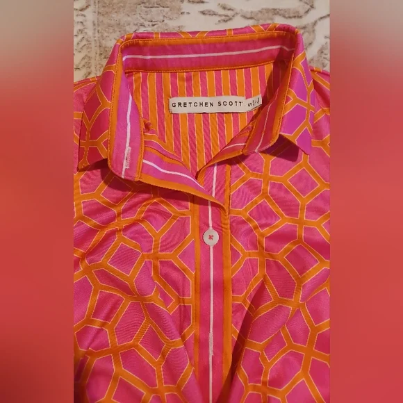 SOLD Gretchen Scott Twist & Shout Dress - Lucy In The Sky With Diamonds Size S - Picture 4 of 4